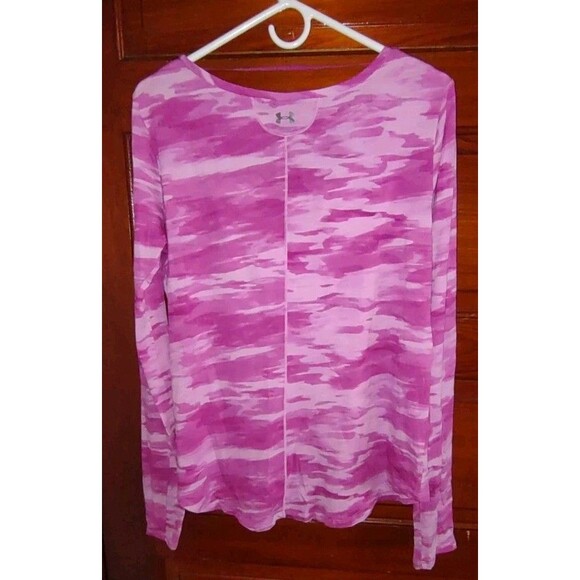 NWT Sz Med Under Armour Women's Studio Long Sleeve T Shirt Tie Dye - Picture 4 of 4